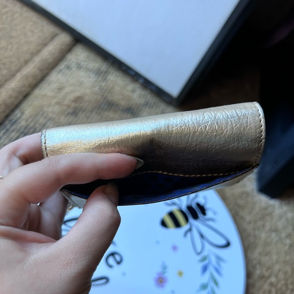 Cute Rebecca Minkoff gold small wristlet wallet - Picture 11 of 15